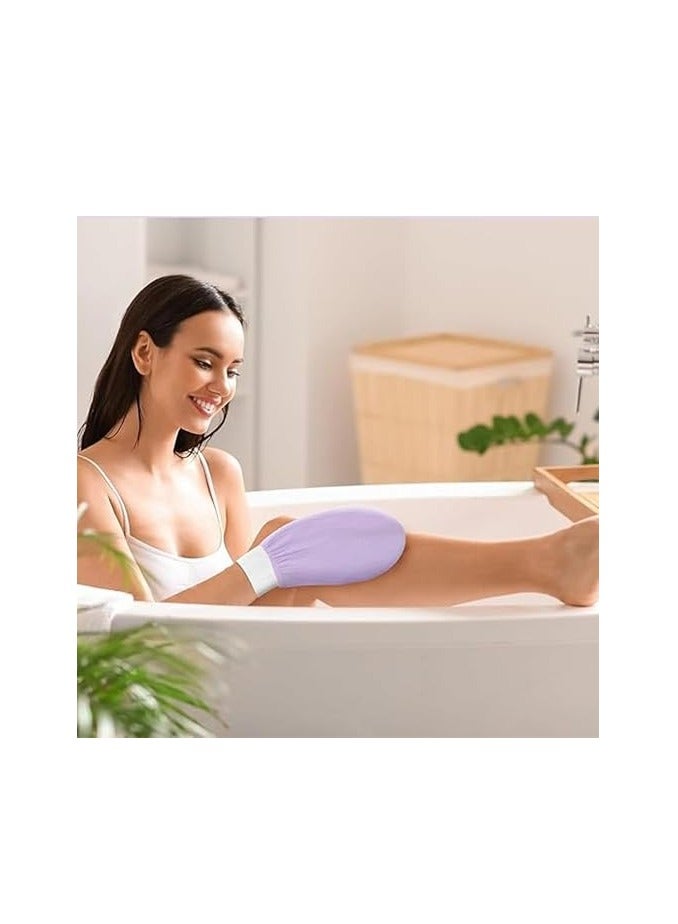 1 Piece Bath Gloves Strong to Scrub Mud and Dust, Deep Exfoliating Mitt, Body Scrub Gloves, Dead Skin Remover for, Exfoliating Gloves, Random Colors - Image 3