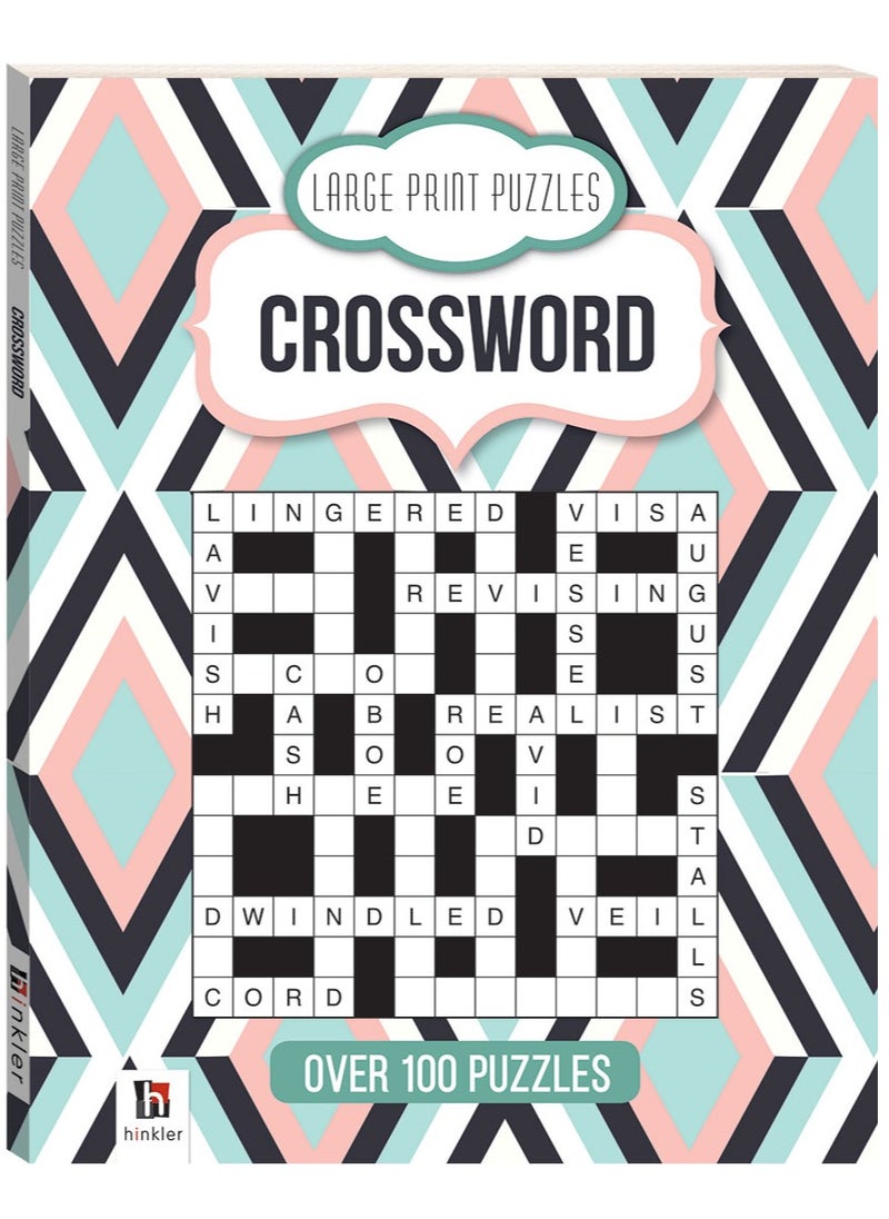 Hinkler Large Print Puzzles Crossword Series 4