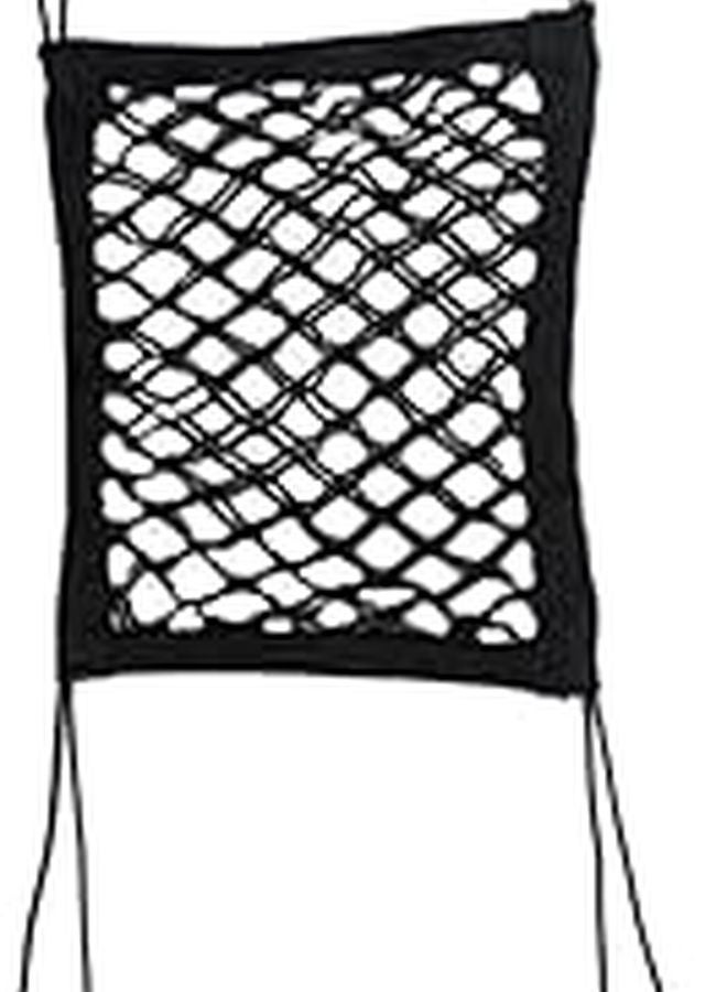 Oxford Mesh Pet Car Barrier Net Portable Dog Seat Cover For SUVs Trucks Black - Image 1