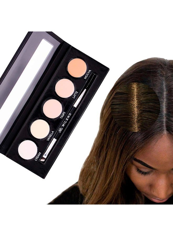 Milano Collection Wig Cream Knot Concealer Palette for Lace Wigs and Frontal Part and Hairline - Image 1