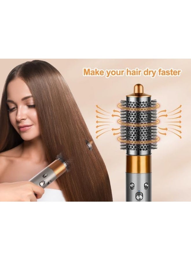 جولة حجم فرشاة النيكل / النحاس وفرشة تنظيف الفلتر لـ Dyson Airwrap Hair Styler Limp Flat Hair Volumizer Attachment Tool - Image 2