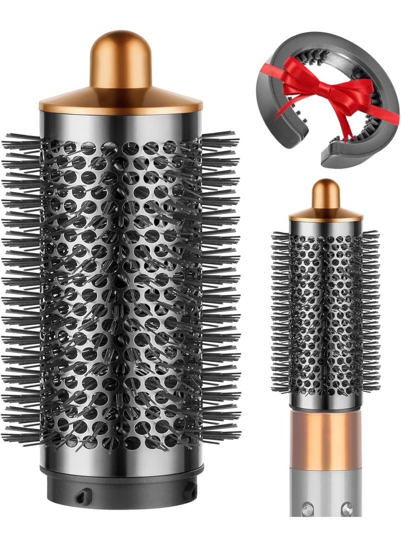 جولة حجم فرشاة النيكل / النحاس وفرشة تنظيف الفلتر لـ Dyson Airwrap Hair Styler Limp Flat Hair Volumizer Attachment Tool - Image 1