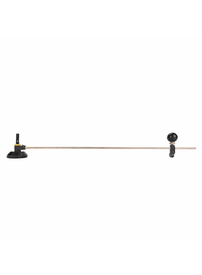 Walfront (100CM) - Heavy-Duty Glass Cutter, 6 Wheel Compasses Circular Cutting Cutter with Suction Cup Circle(100CM) - Image 1