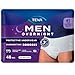 Tena Men Protective Incontinence Underwear for Men Overnight Max Absorbency XXL 48 Count Waist Size 55in66in - Image 1