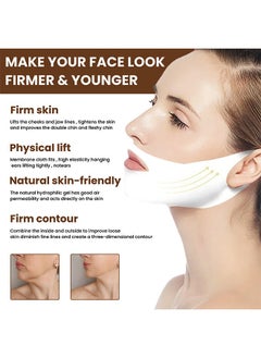 إيلهو قناع رفع الوجه V-Line ، شد الوجه رفع تشكيل قناع الوجه الصغير V-Face رفع الأذن 5 حزمة  - Image 4