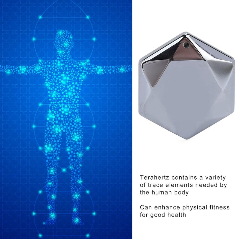 woobles Terahertz Pendant, Natural Energy Stone Hexagram Pendant Necklace Health Energies Powerful Simple Necklaces Charm for Men and Women- - Image 4