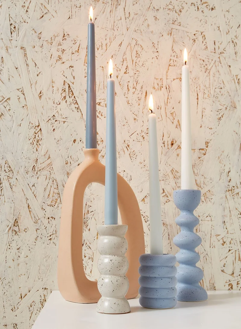 Typo Set Of 4 Tapered Candles