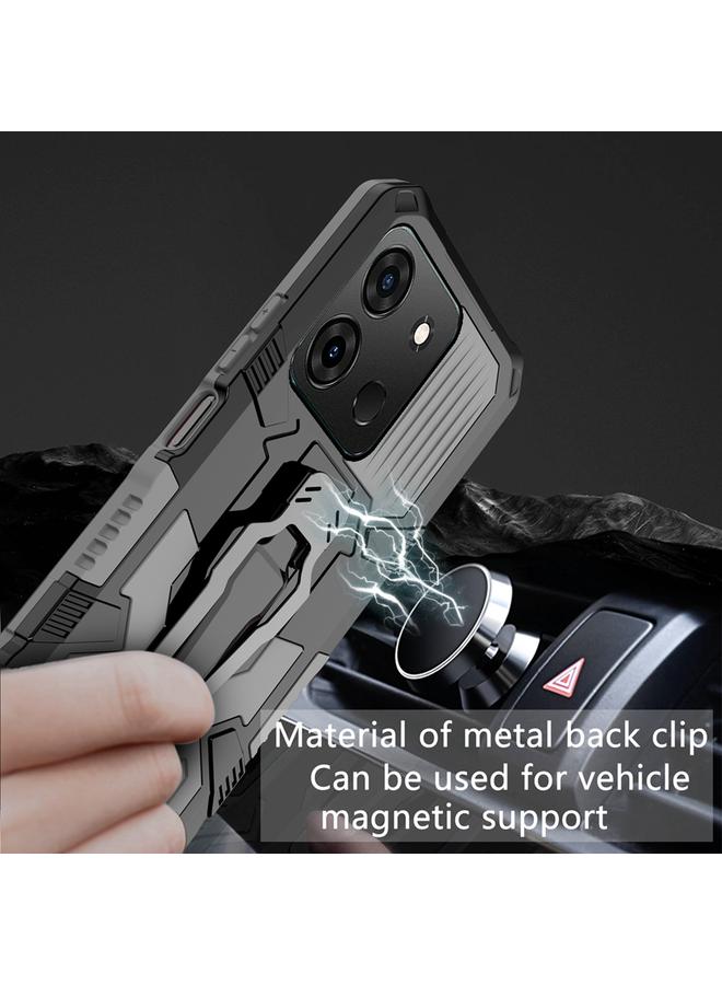 Zaboon Case For Infinix Smart 7 Armor Warrior Shockproof PC + TPU Phone Case - Image 5