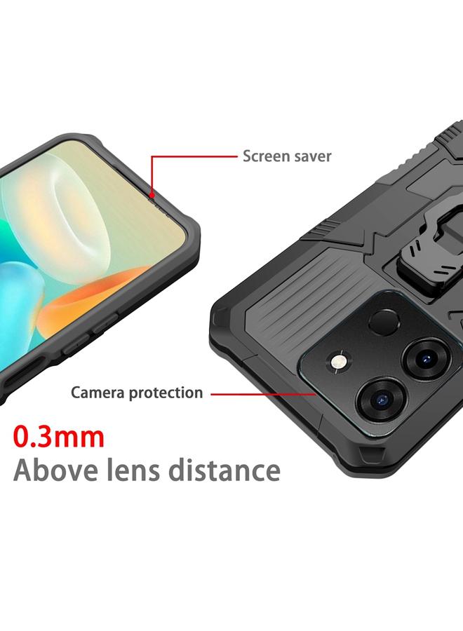 Zaboon Case For Infinix Smart 7 Armor Warrior Shockproof PC + TPU Phone Case - Image 3