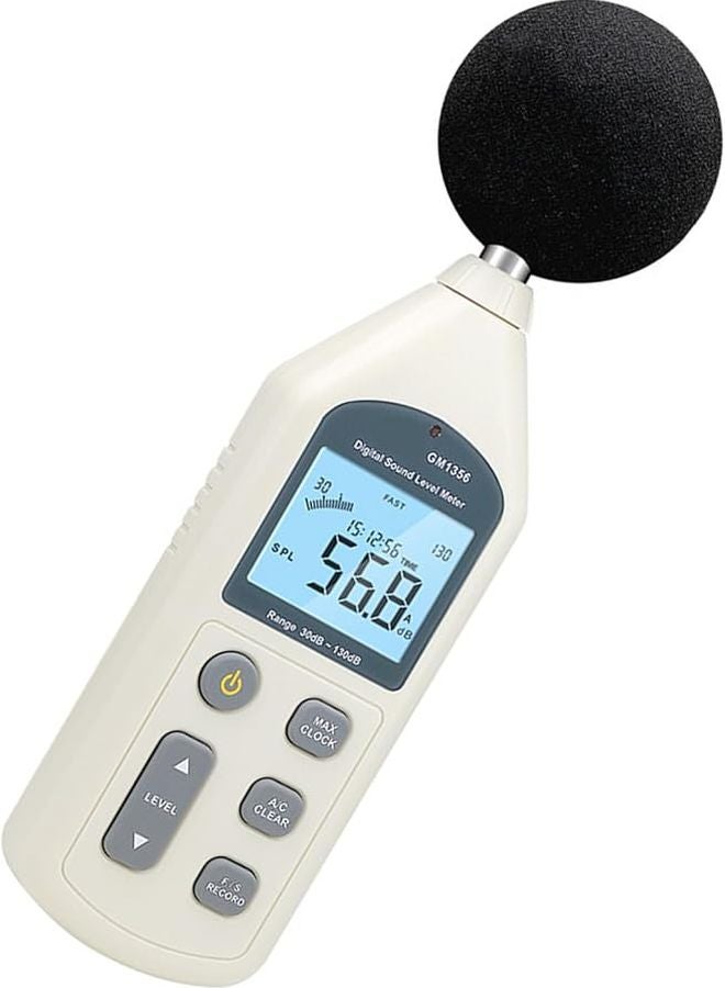 GM1356 Digital Sound Level Meter 30 130dB Noise Decibel Tester with 47000 Data Record - Image 1