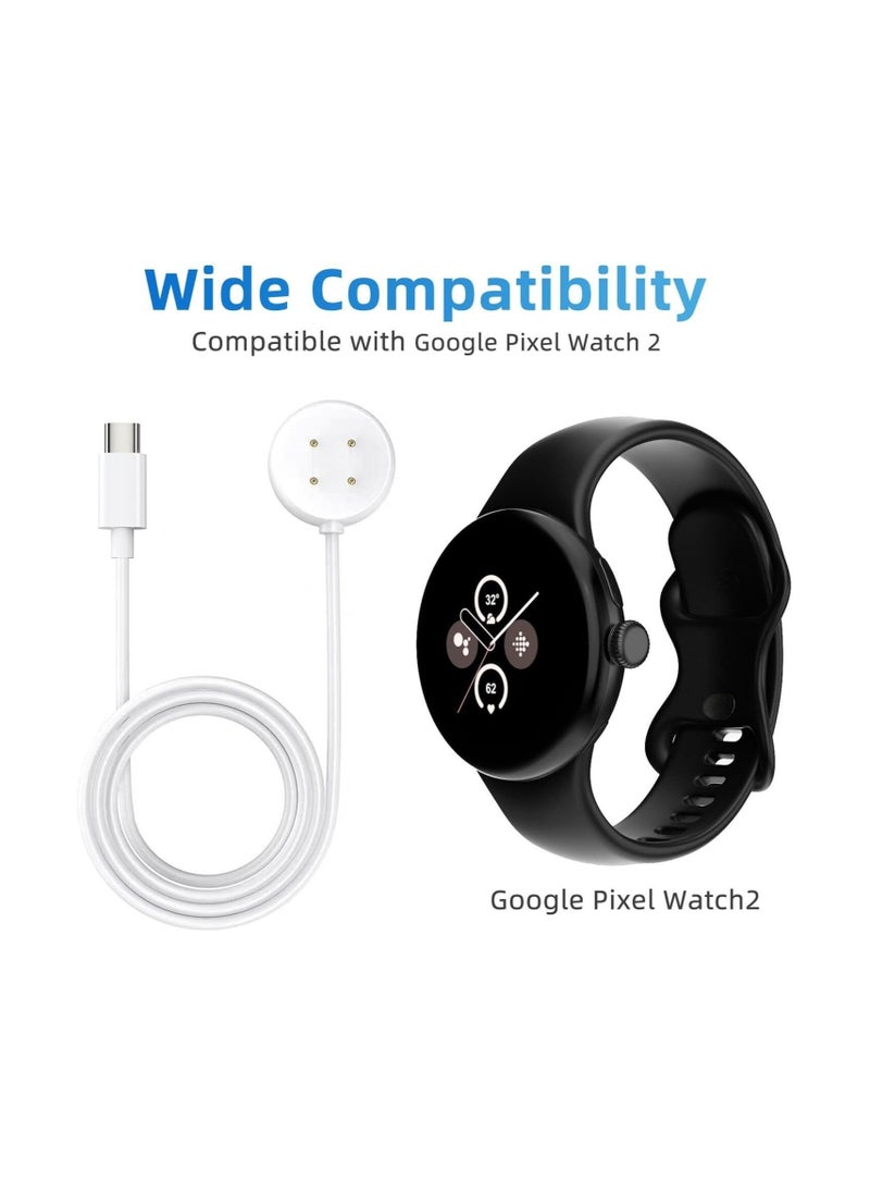 Generic 1pcs Compatible for Google Pixel Watch 2 Charger Replacement type C Charging Cable Dock Stand for Pixel Watch 2 Smartwatch  - Image 2