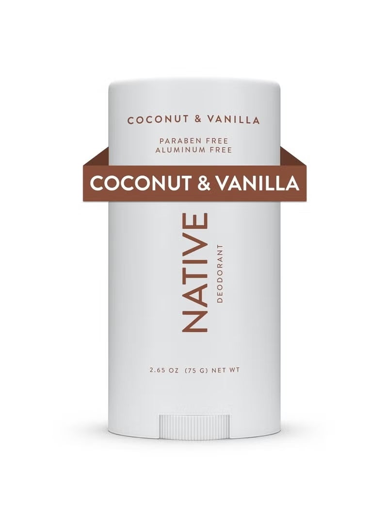native Deodorant Contains Naturally Derived Ingredients, 72 Hour Odor Control | Deodorant for Women and Men, Aluminum Free with Baking Soda, Coconut Oil and Shea Butter | Coconut & Vanilla - Image 1