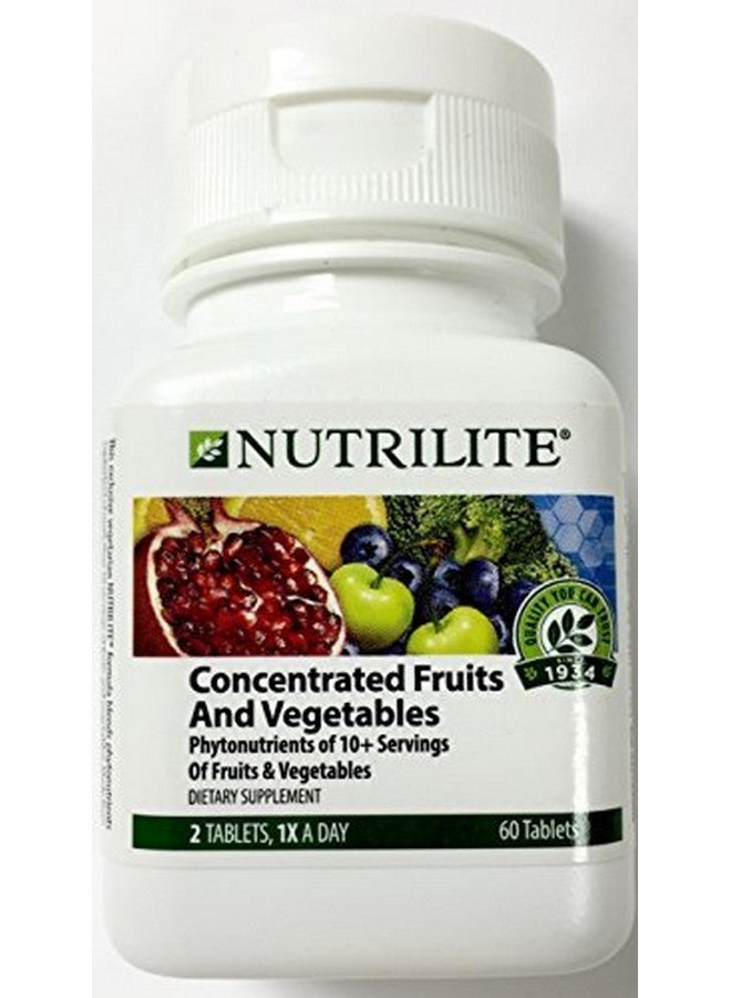 Amway Nutrilite Concentrated Fruits and Vegetables 60 Tablets by Amway