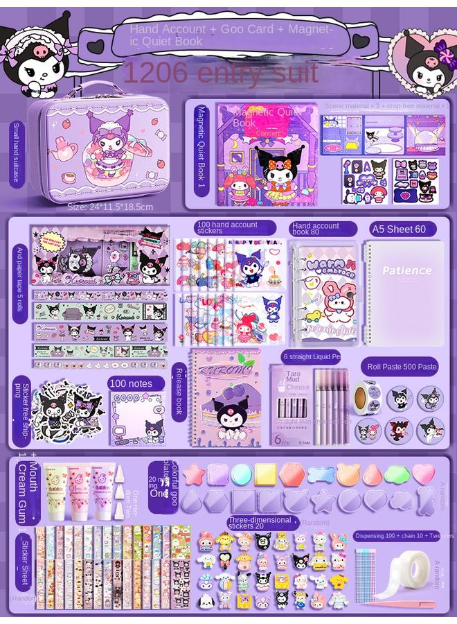 Bluejw Hand Account Suit Gift Box For Girls Hand Account Book Goka Suit Deluxe Edition Kukulomi Girls Children Primary School Girls - Image 1