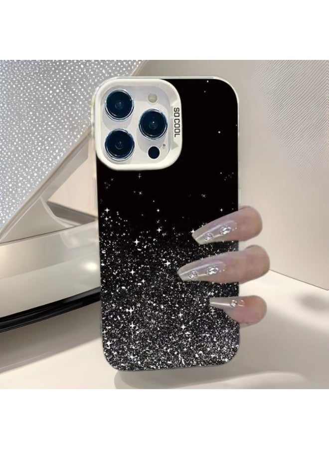 Glitter Starry iPhone 16 Pro Case – Sparkling Starlight Design, Shockproof, Anti-Scratch, Drop Protection, Anti-Fingerprint - Image 1