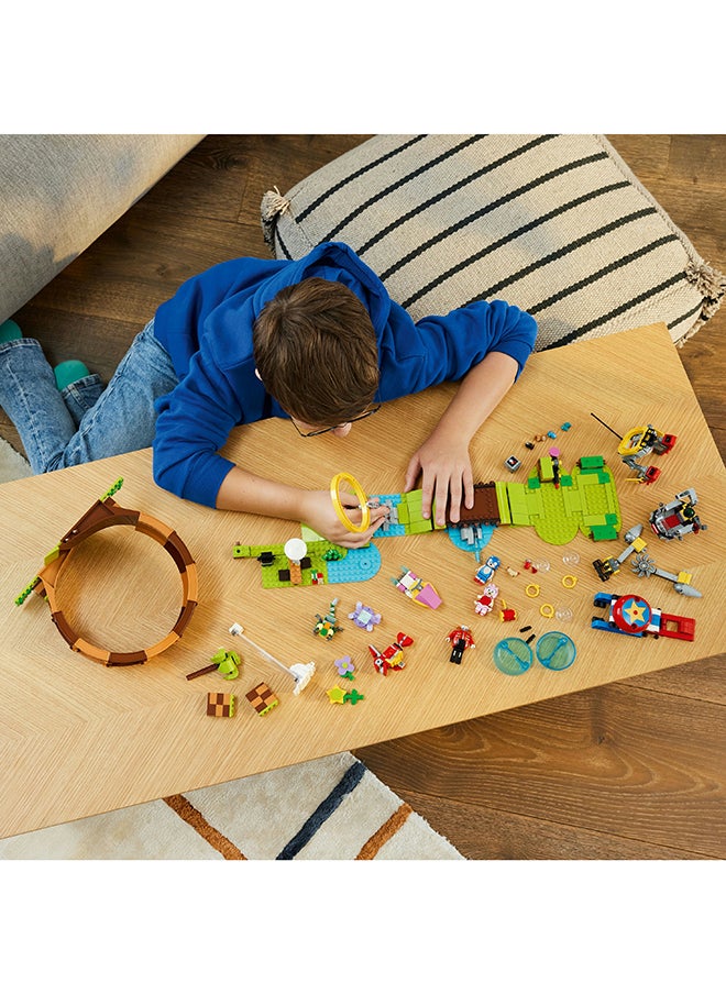 LEGO - Sonic The Hedgehog Sonic’S Green Hill Zone Loop Challenge 76994 Building Toy Set For Ages 8+, Comes With 9 Characters Including Dr. Eggman, Plus Badniks Chopper And Newtron, And Accessories (802 Pieces) - Image 1
