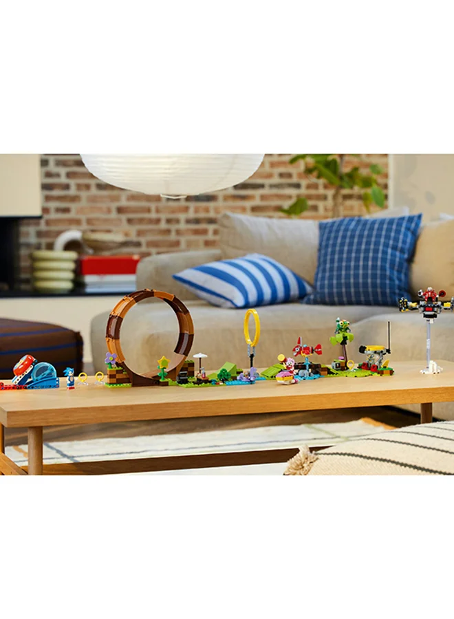 ليغو Sonic The Hedgehog Sonic’S Green Hill Zone Loop Challenge 76994 Building Toy Set For Ages 8+, Comes With 9 Characters Including Dr. Eggman, Plus Badniks Chopper And Newtron, And Accessories (802 Pieces)