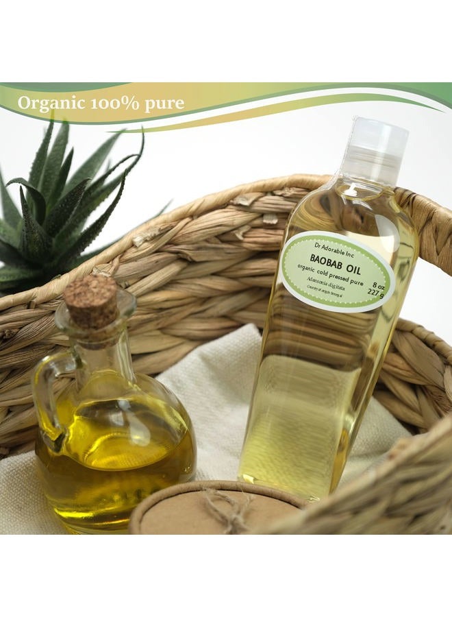 Dr. Adorable 8 oz - Baobab Oil - 100% Pure Natural Cold Pressed Organic - Image 2