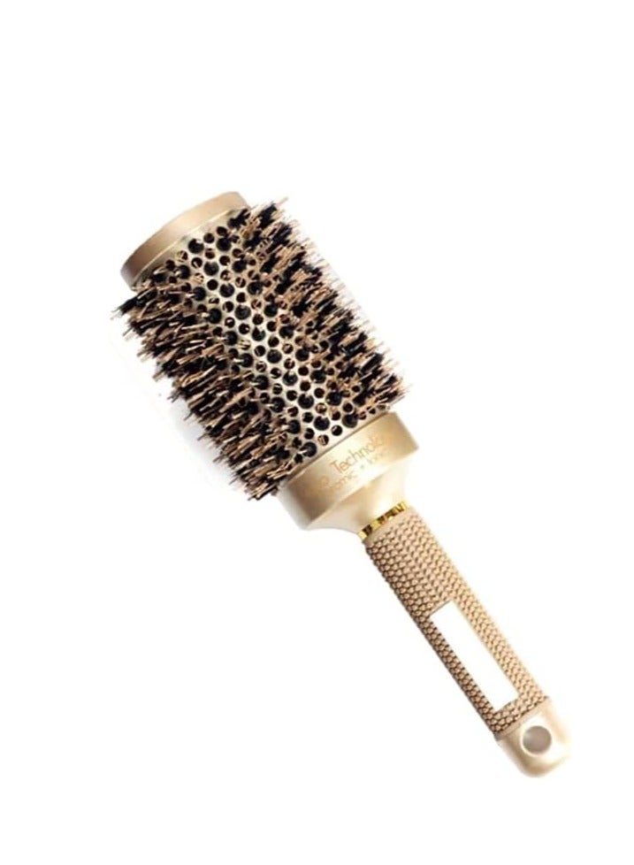 FengSVMA Thermal Nano Ionic Drying Hairbrush|Professional Hair Styling Ceramic Hairbrush|Round Hair Curling Brush |Round Hair Comb Great for Drying, Styling, Straightening, Curling(53mm) - Image 1