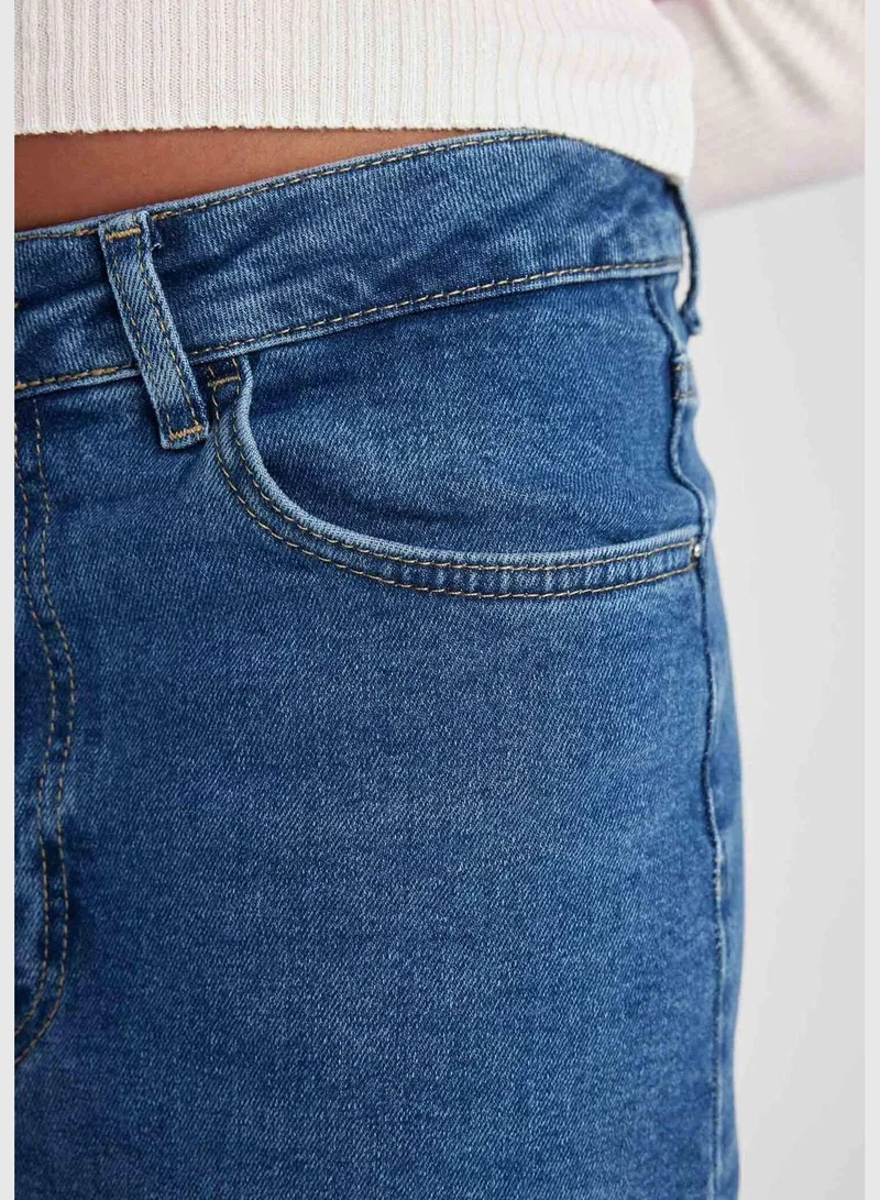 DeFacto Woman Long Fit Denim Skirt