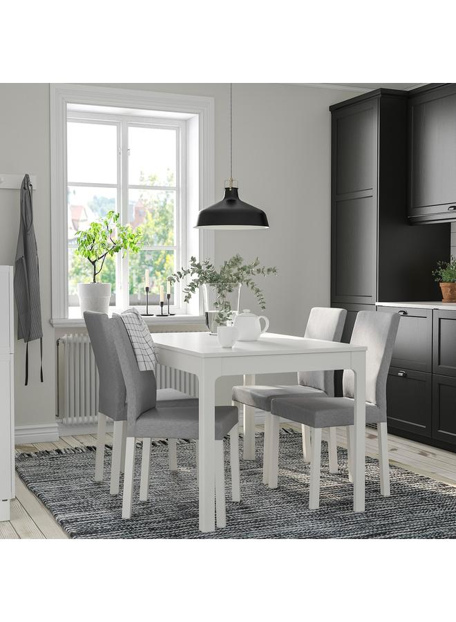 erorex Chair, White/Knisa Light Grey - Image 3