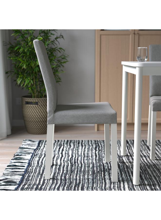 erorex Chair, White/Knisa Light Grey - Image 5