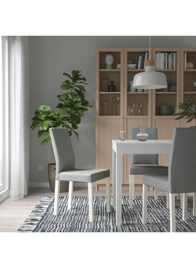 erorex Chair, White/Knisa Light Grey - Image 4