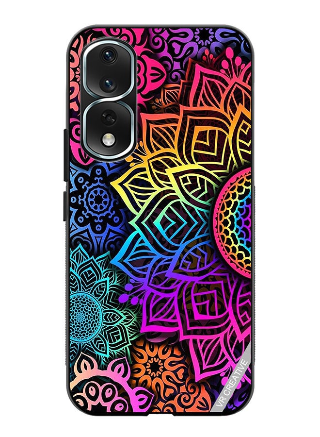 VR CREATIVE Protective Case Cover For Honor 80 Pro Mandala Design Multicolour - Image 1