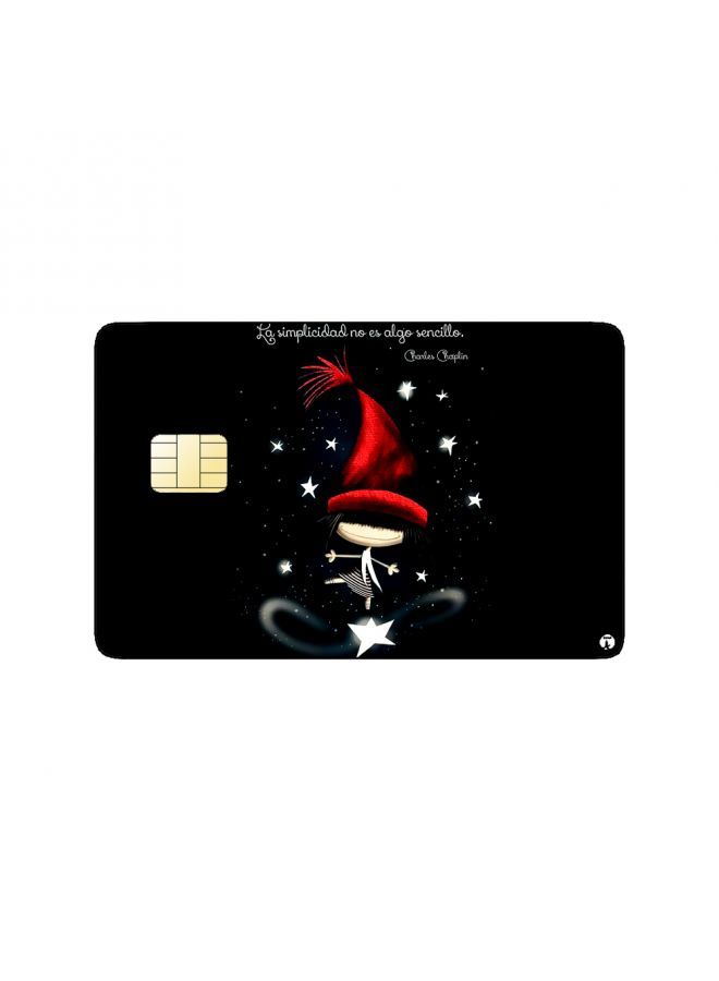 RKN PRINTED BANK CARD STICKER Cute Girl - Image 1