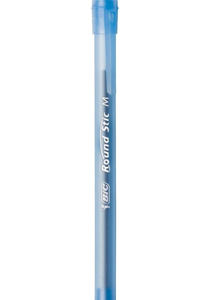 BIC Round Stic Xtra Life Blue Ballpoint Pens - Pack of 36 - Image 2