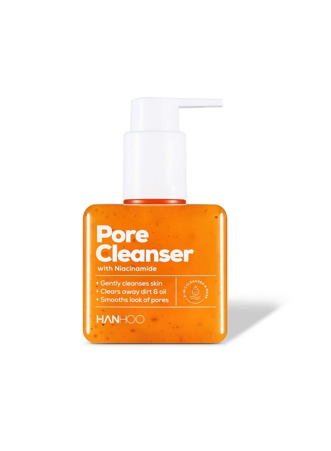 HANHOO Pore Cleanser With Niacinamide Daily Face Cleanser For Clogged Pores Oily Skin And Acneprone Skin Made With Niacinamide & Salicylic Acid 2In1 Cleanser And Face Mask 6.76 Fl. Oz. - Image 1