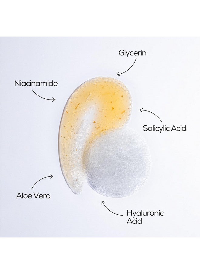 HANHOO Pore Cleanser With Niacinamide Daily Face Cleanser For Clogged Pores Oily Skin And Acneprone Skin Made With Niacinamide & Salicylic Acid 2In1 Cleanser And Face Mask 6.76 Fl. Oz. - Image 3