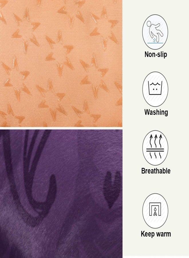 KEEPREAL Purple Mandala Dog Bed Cat Bed, Rectangle Comfortable Pet Bed, Ultra Soft Calming Dog Bed for Small Medium Dogs, 24x18in - Image 4