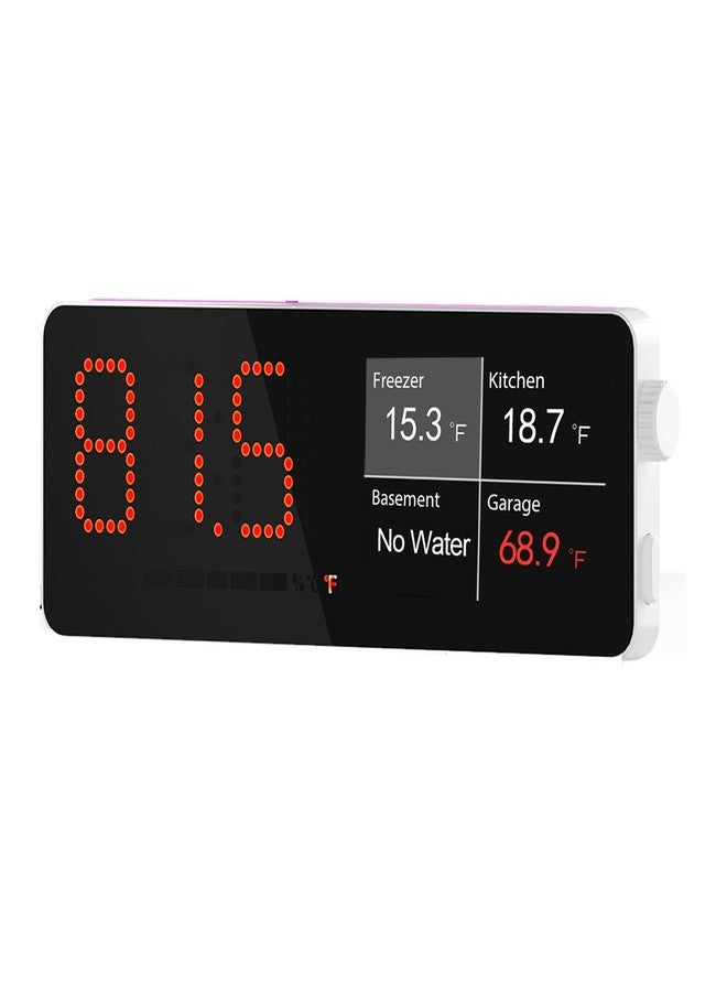 MOCREO H5-Lite Wireless Hub, Upgrade with Screen, Displays Sensor Data, Historical Charts, Weather and Calendar, Compatible with MOCREO BLE Sensor - Image 1