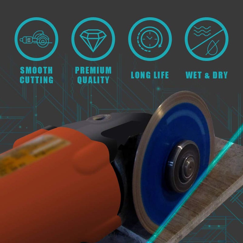 PEAKIT 7 Inch Tile Saw Blade Dry Wet Cutting 7" Porcelain Diamond Tile Blade 7in Ceramic Tile Cutter Blade Disc - Image 2