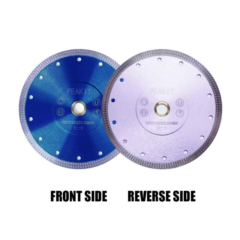 PEAKIT 7 Inch Tile Saw Blade Dry Wet Cutting 7" Porcelain Diamond Tile Blade 7in Ceramic Tile Cutter Blade Disc - Image 5