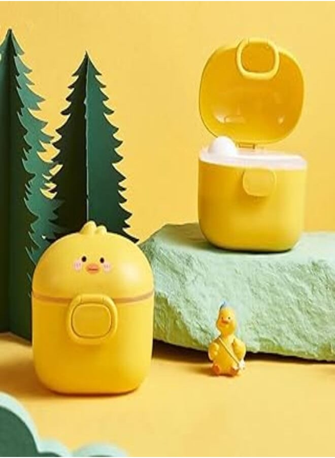 Generic Portable Baby Milk Powder Box Cute Finger Shape Food Storage Box Essential Grain Baby Milk Powder Box Infant Baby Snack Container 
