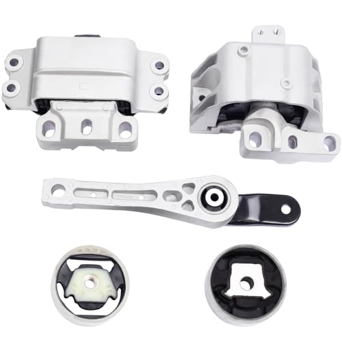 QRYIPPDM Engine Motor and Transmission Mount Compatible with Jetta 2014-2018 1.8L1.4L L4 & Passat 2014-2017 1.8L L4 & Beetle 2018-2019 2.0L Turbocharged 5-Piece Set /A6929 A4928 A4925 A6962 A6966 - Image 1