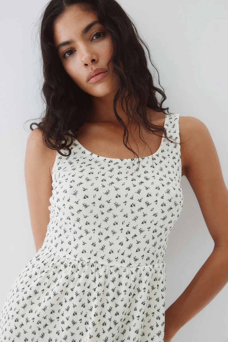 H&M Crinkled jersey dress