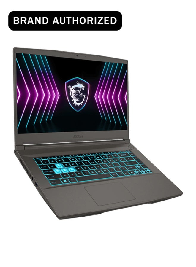Thin 15 B2RVE Gaming Laptop, Intel Core 7 240H Processor, 16GB RAM, 512GB SSD, 6GB Nvidia RTX 4050 Graphics, 15.6" FHD 144Hz Display, Windows 11 Home, RGB Backlit Keyboard, 1 Year Warranty | 9S7-16R831-3097 English/Arabic Keyboard black