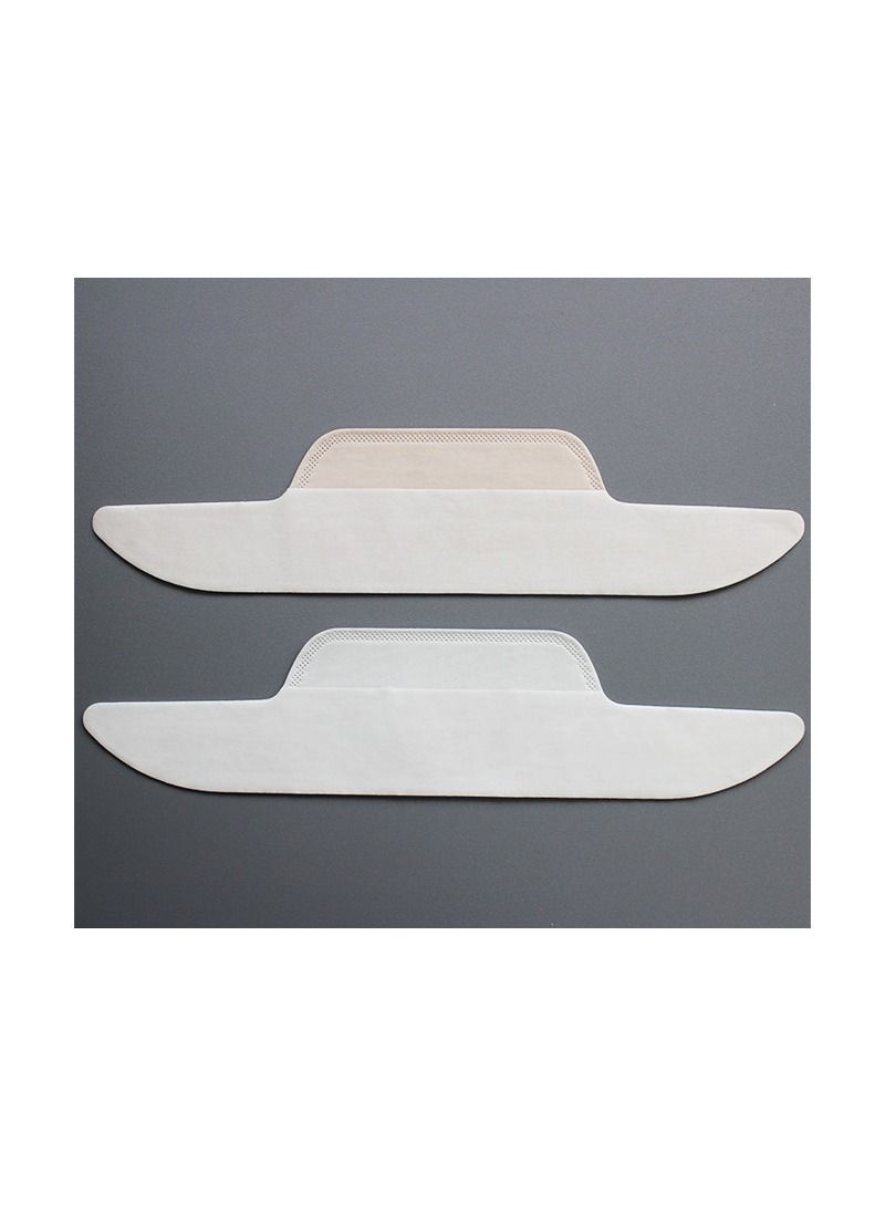 Meetion 10pcs Collar Sweat-absorbing Sticker Dirt-proof Disposable Collar Invisible Shirt Neck Sweat-absorbing Paper Unisex - Image 4