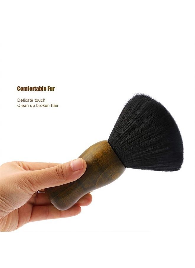 Yebeauty - Barber Neck Duster Brush, Yebeauty Large Soft Barber Hair brush for Hair Cutting, Hair Sweep Brushes with Natural Fiber Wooden Handle Cutting Kits - Image 1