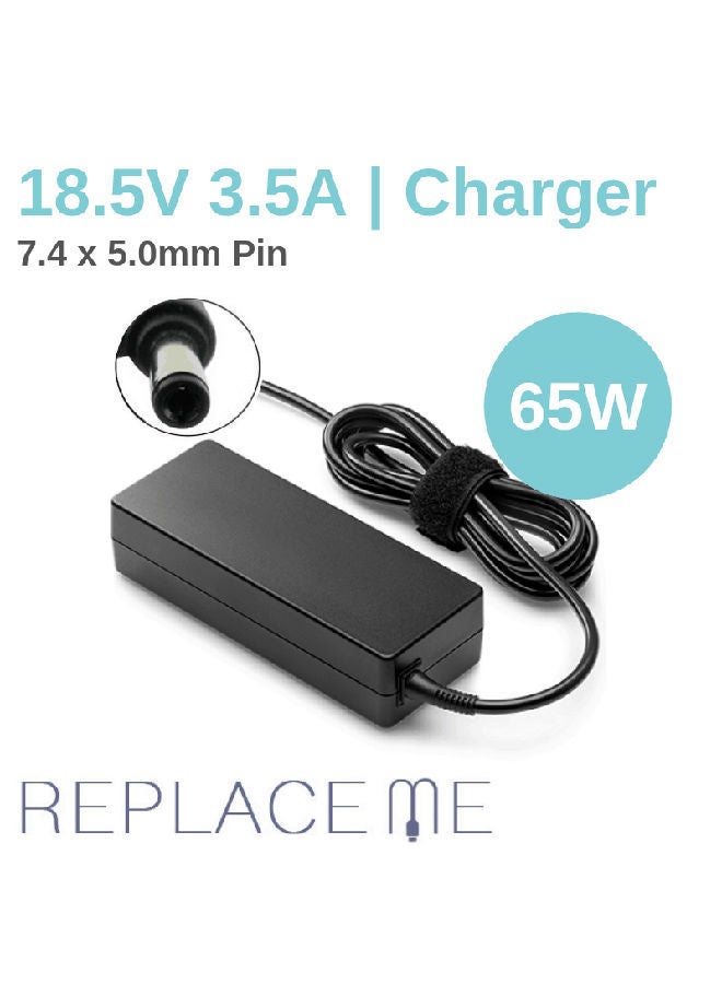 NIBEMINENT Laptop Charger For HP Business Notebook 6730S Black  - Image 1