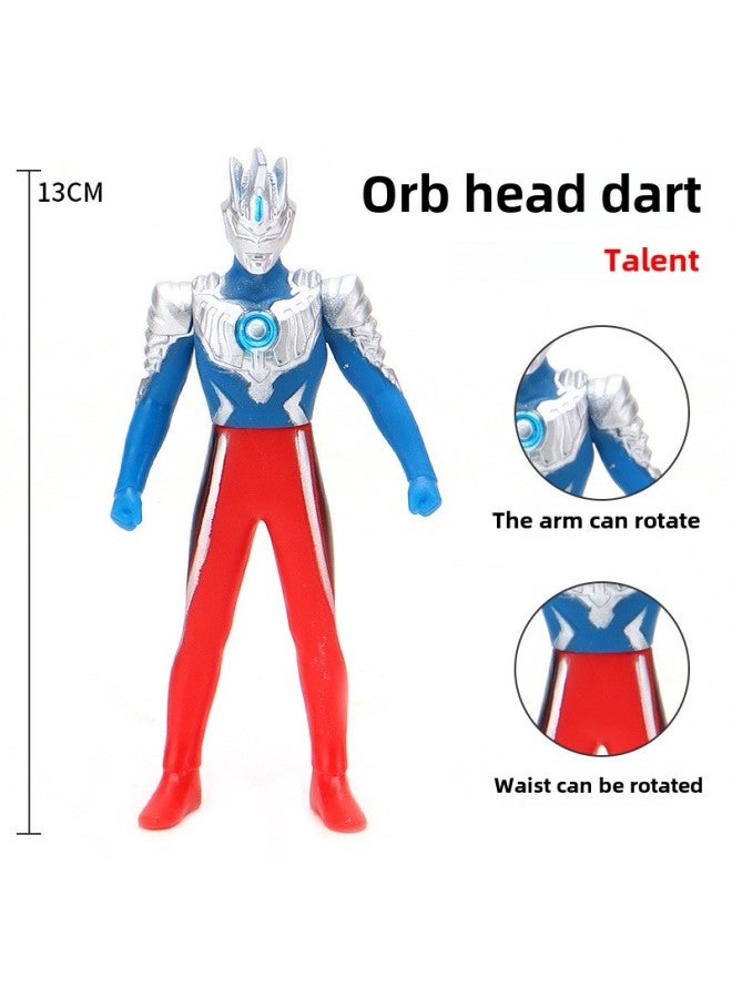 13CM Ultraman Soft Plastic Tiga Style Maltos Galaxy Zero Tiga Superman Children's Hot Toys Wholesale-Color:44. Dart Orb - Image 1