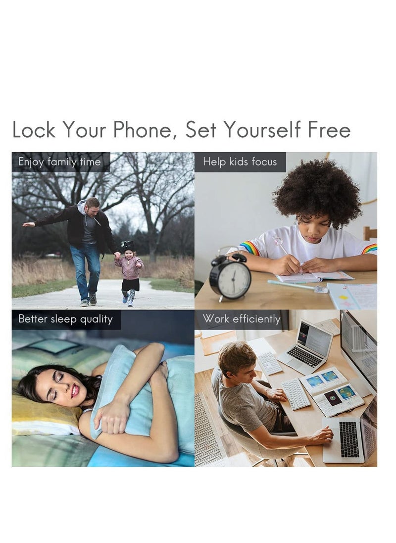 KASTWAVE - Cell Phone Lock Box with Timer, Portable Time Lock Box for iPhone and Android Phone, Help to Be Self-Discipline and Focus to Achieve Goals, Prevent Phone Addiction (Green) - Image 1