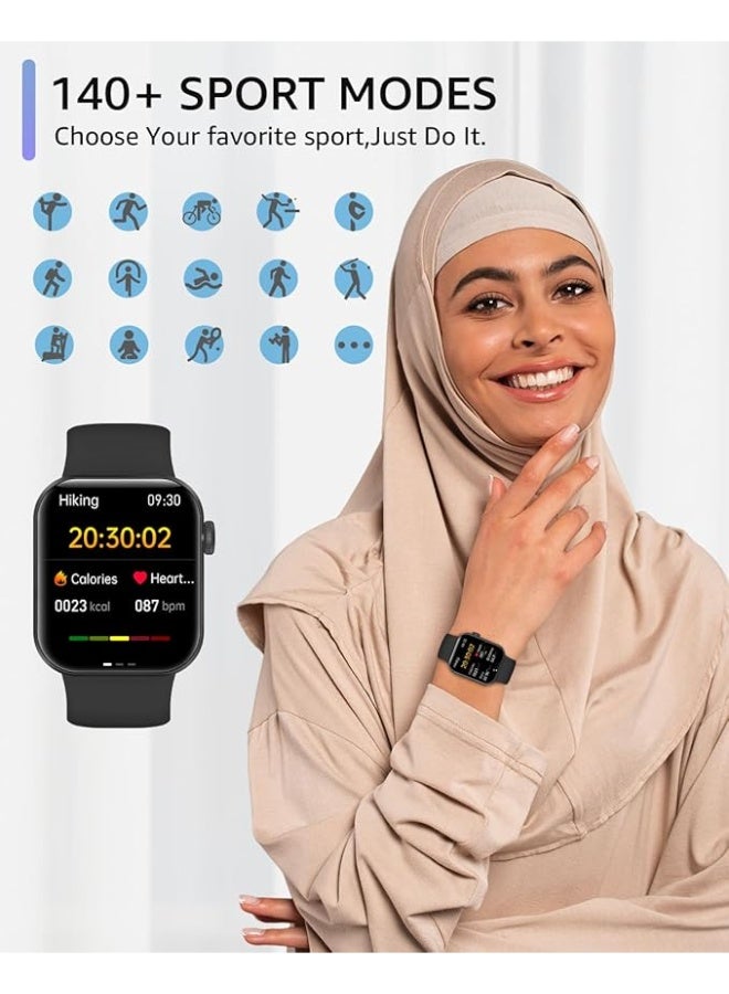 Smart Watch for Men Women Answer/Dial Call, 1.85" Touch Display Fitness Tracker with Heart Rate Sleep Monitor, 147 Sport Modes Smartwatch with IP68 Waterproof, Step Counter Watch for iOS Android - Image 4