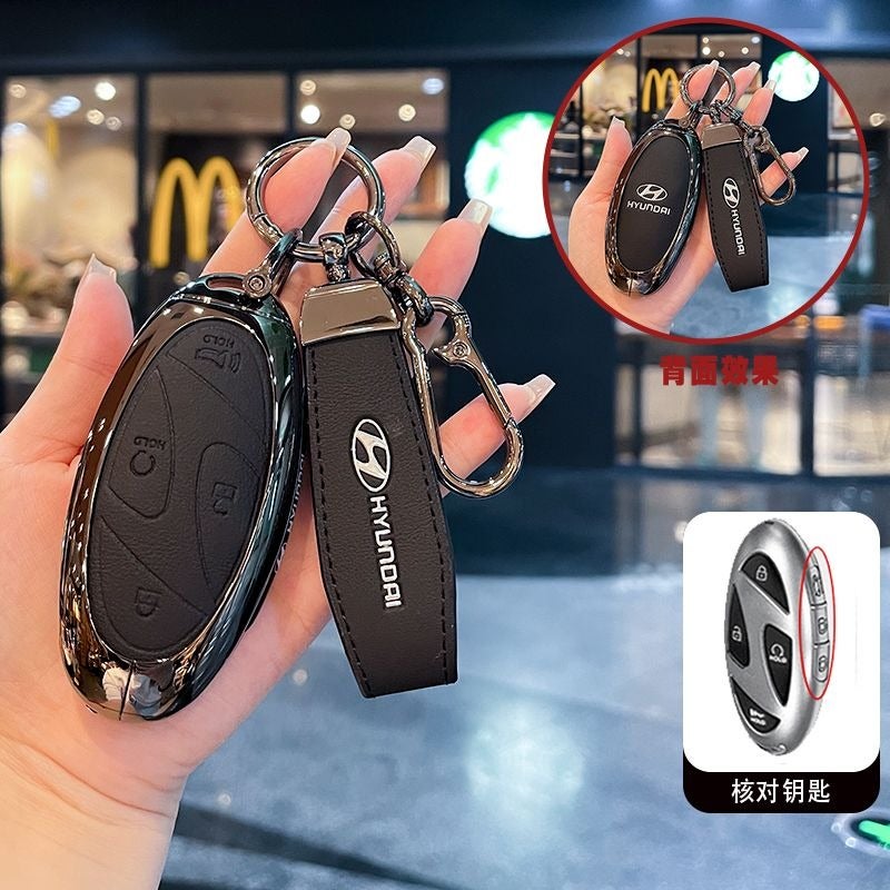 2025 New Modern Tucson Key Case - Metal Shell Cover for All Models
