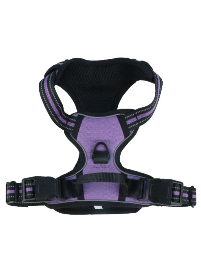 Dog Harness for Large Dogs No Pull,  Dog Walking Harness with Reflective Adjustable Soft Padded Vest and Easy Control Handle, No-Choke Pet Harness with 2 Metal Rings - Image 1