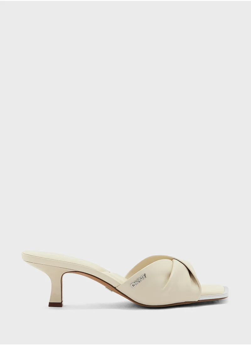 DKNY Jolaine Twist Mid Sandals