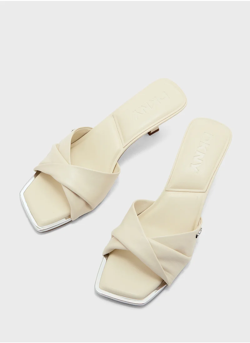 DKNY Jolaine Twist Mid Sandals